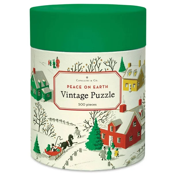 Cavallini, 500-Piece Puzzle, Peace on Earth - Walmart.com | Walmart (US)