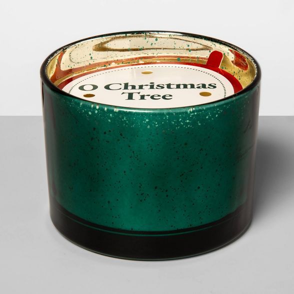 12oz Mercury Glass Jar 3-Wick Candle O Christmas Tree - Opalhouse™ | Target