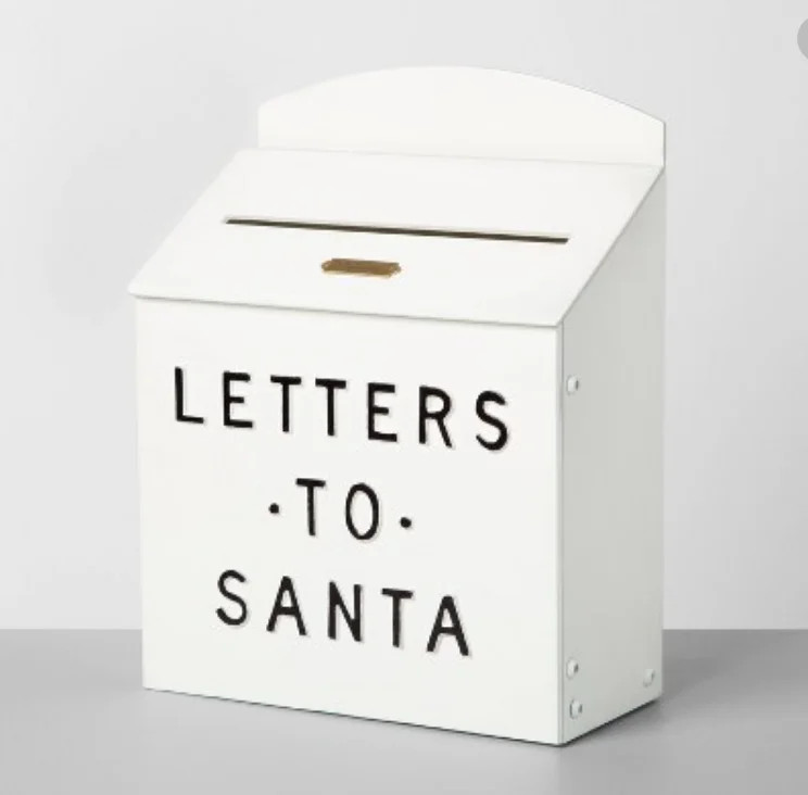Hearth & Hand™ with Magnolia Letters to Santa Mailbox in Sour Cream | Walmart (US)