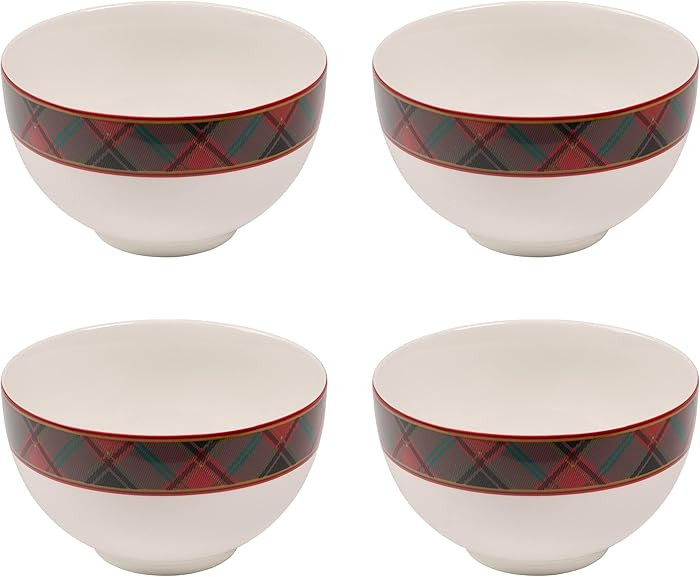 Spode Christmas Tree 6-Inch Rice Bowl, Set of 4 - Round Bowls for Soup, Stews, Frozen Meals, & St... | Amazon (US)