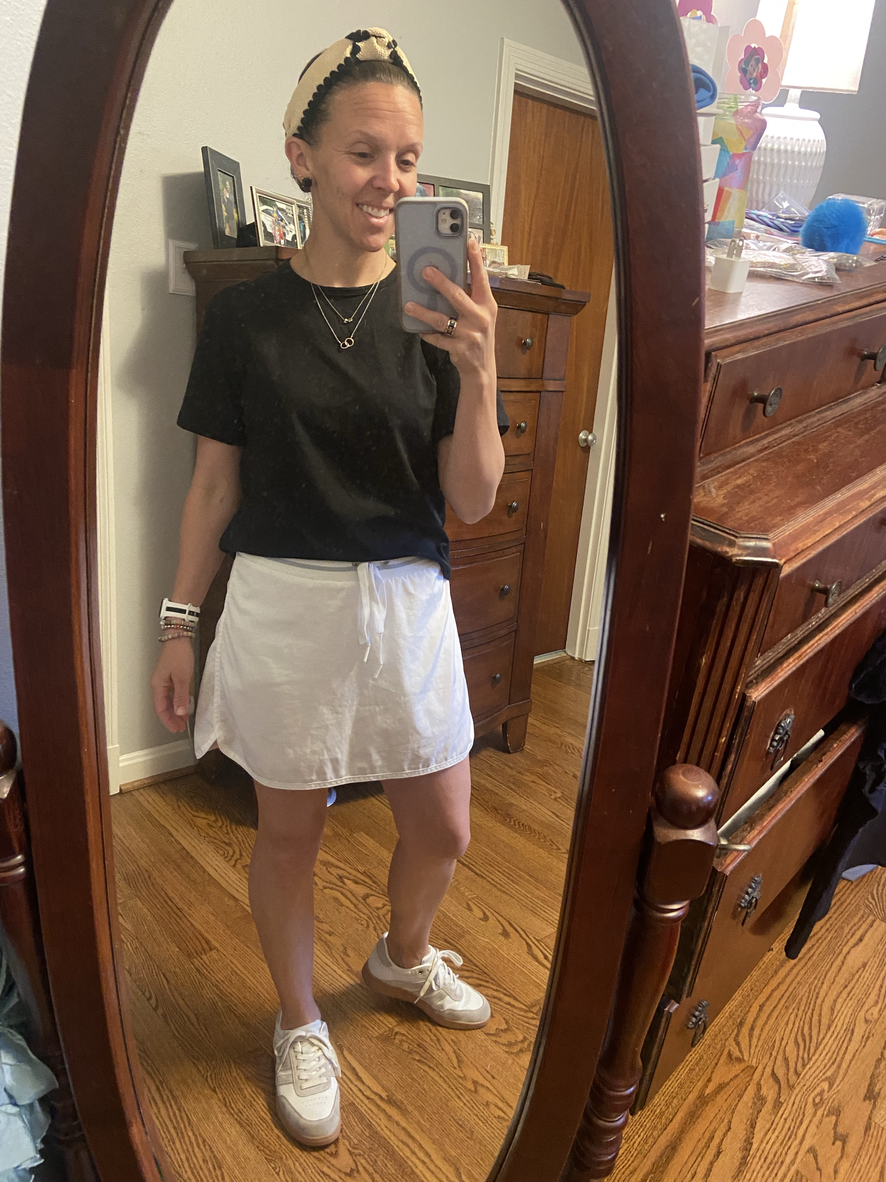 Summer outfit - Athleisure top - This top is perfect for a put together casual look and also for running errands and working out. The fit is great and very comfortable; there are a few colors on sale, too! My shoes are a great designer dupe, too! 

#athleta #athletasale #designerdupe  #salefinds #momoutfit #athleisure #under30 #budgetfriendly 


#LTKShoeCrush #LTKU #LTKOver40 #LTKActive #LTKStyleTip #LTKFindsUnder50 #LTKSummerEdit