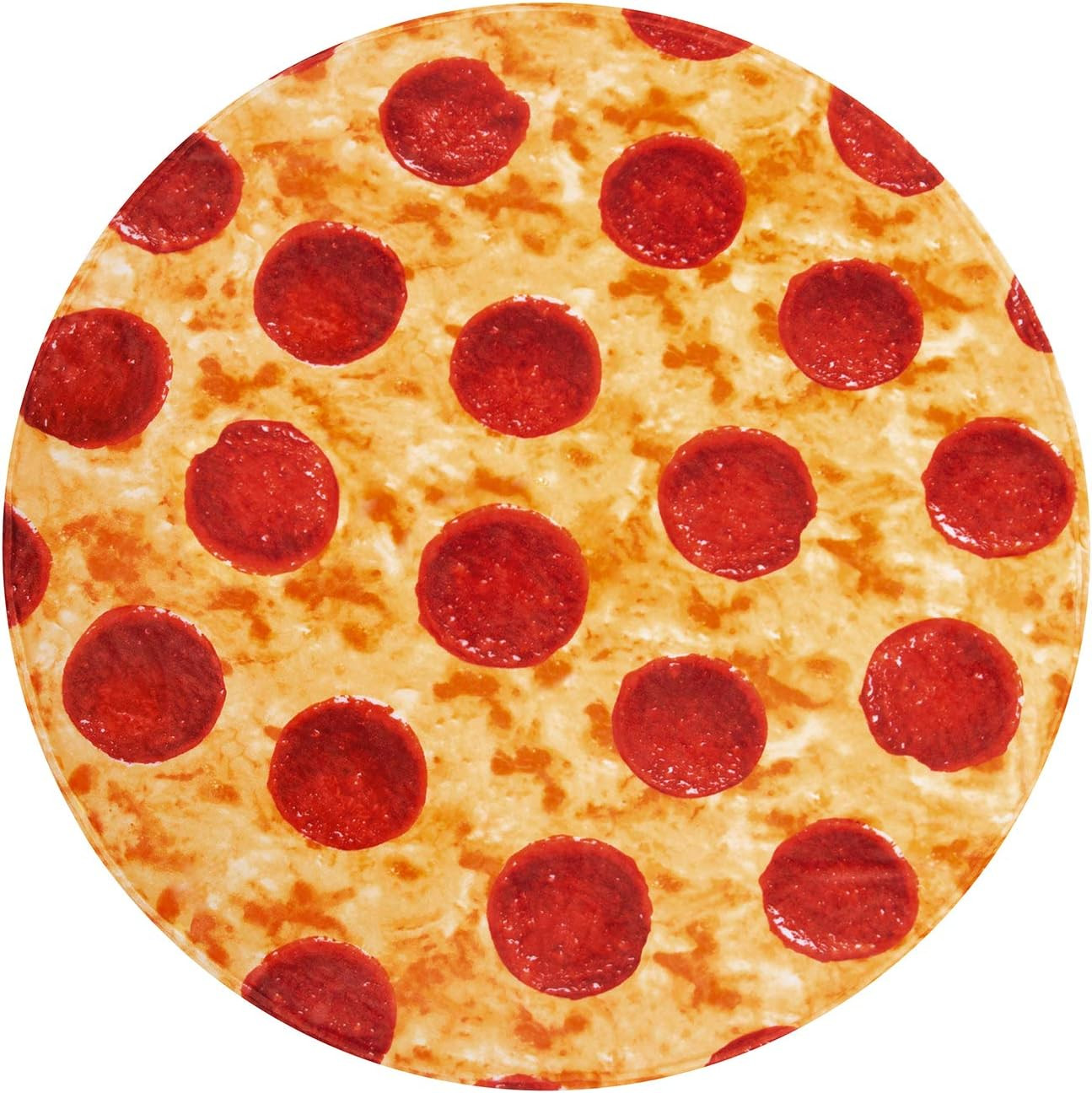 mermaker Pepperoni Pizzas Blanket 2.0 Double Sided 71 inch for Adult and Kids, Pizzas Blanket Adu... | Amazon (US)