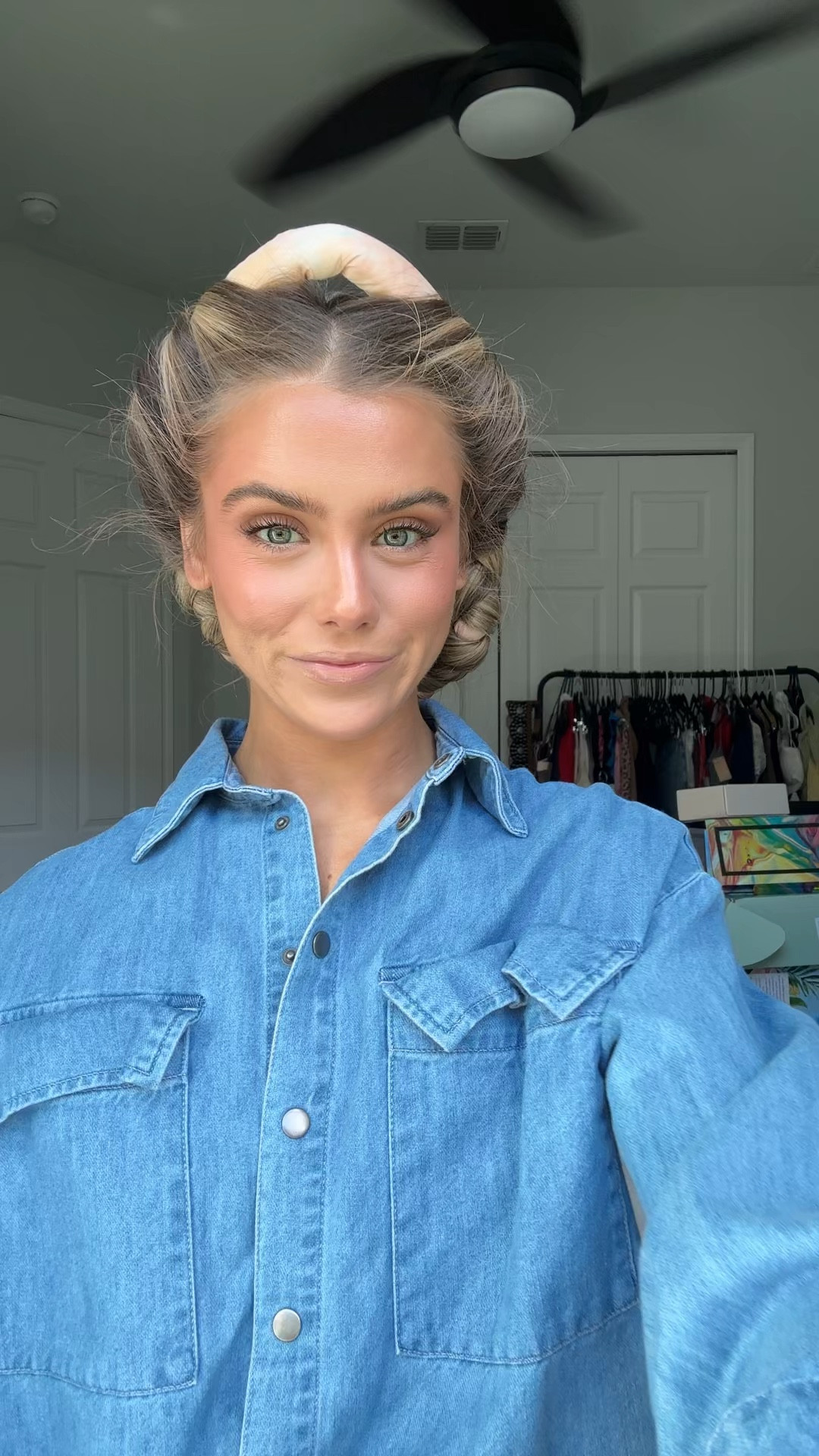 Kitsch Satin Heatless Curling Set - Heatless Hair Curlers to Sleep in - Heatless Curls Overnight - Heatless Curling Rod - No Heat Curls Overnight - Overnight Blowout Rods - Soft Hair Rollers. My greatest hair hack has got to be sleeping in a hair ribbon. This is what gives me my heatless hair curls. These curls are always bouncy, voluminous, shiny, and perfection that require absolutely zero heat, saving my hair on necessary, heat damage while still getting those desirable curls. I have lots of tutorials on how I put them in my hair saved my TikTok and Instagram @sloanevosen. TUTORIAL: https://www.tiktok.com/t/ZP8Y6b72q/ #hair #heatlesscurls #heatlesshair #heatlesswaves #hairstyles #hairhack #hairhealth #heatlesshairstyles #hairroutine #hairribbon #heatlesshaircurler 

#LTKFindsUnder50 #LTKgrwm #LTKBeauty