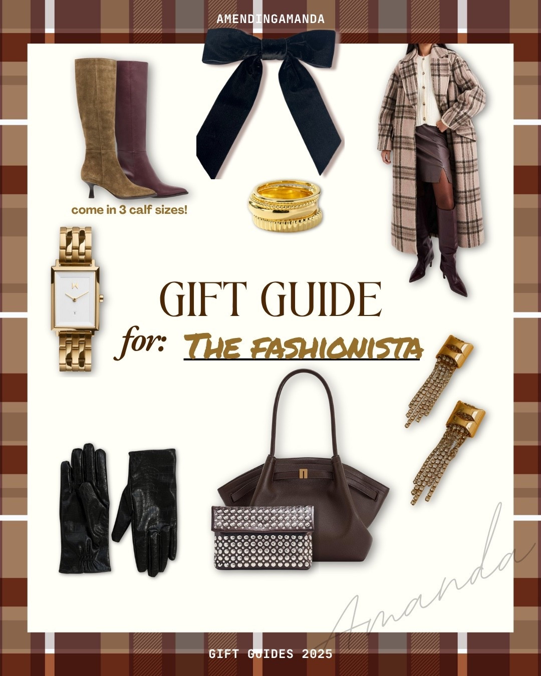 Gift Guide for The Fashionista 👜

Gifts for her, gifts for best friend, gifts for mom, brown suede, boots, jacket, coat, earrings, women’s watch, women’s accessories, gold watch, clutch, gloves, fall fashion 

#LTKHoliday #LTKSeasonal #LTKGiftGuide