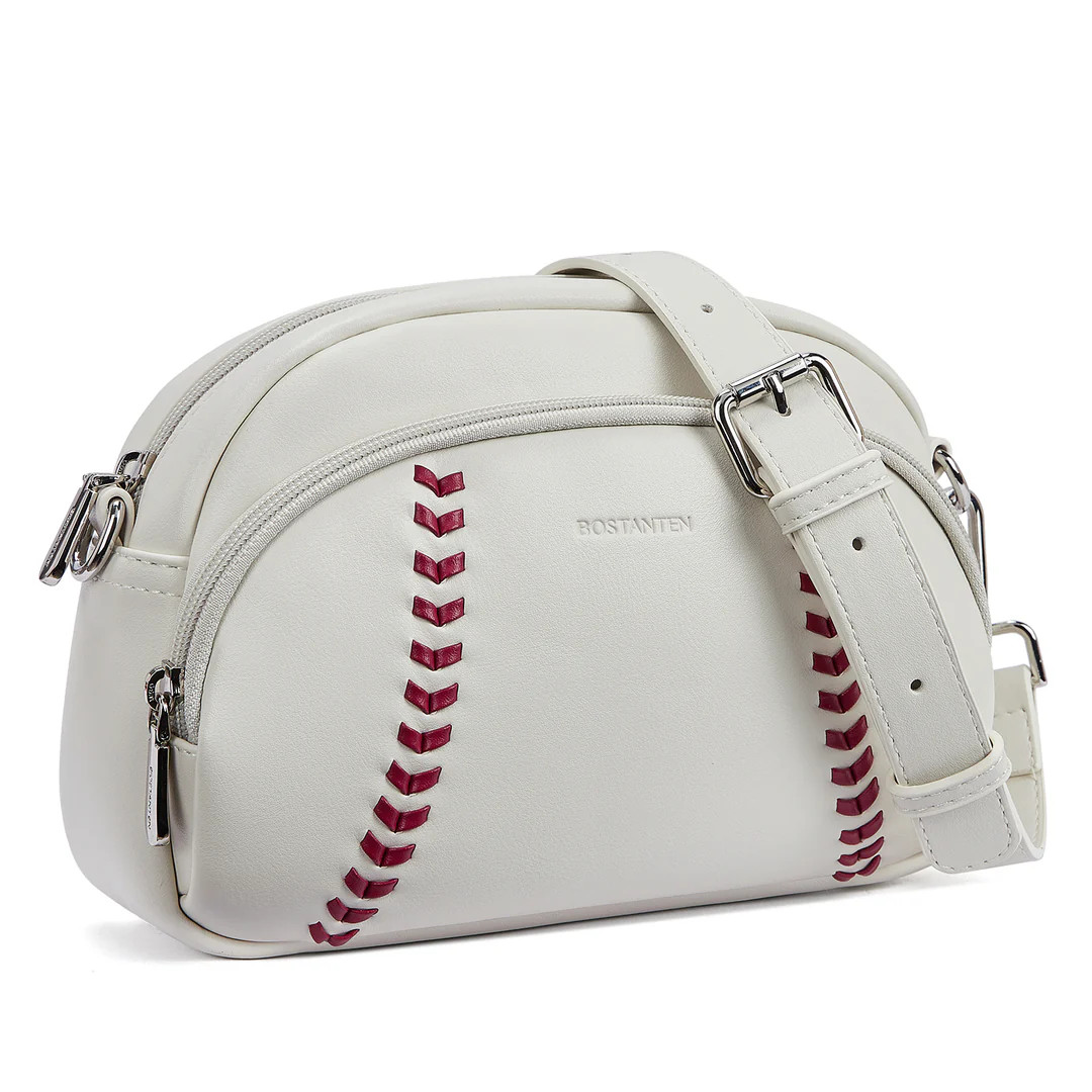 Harper Jones Baseball Stitch Crossbody – Sporty Elegance with a Playful Touch | Bostanten