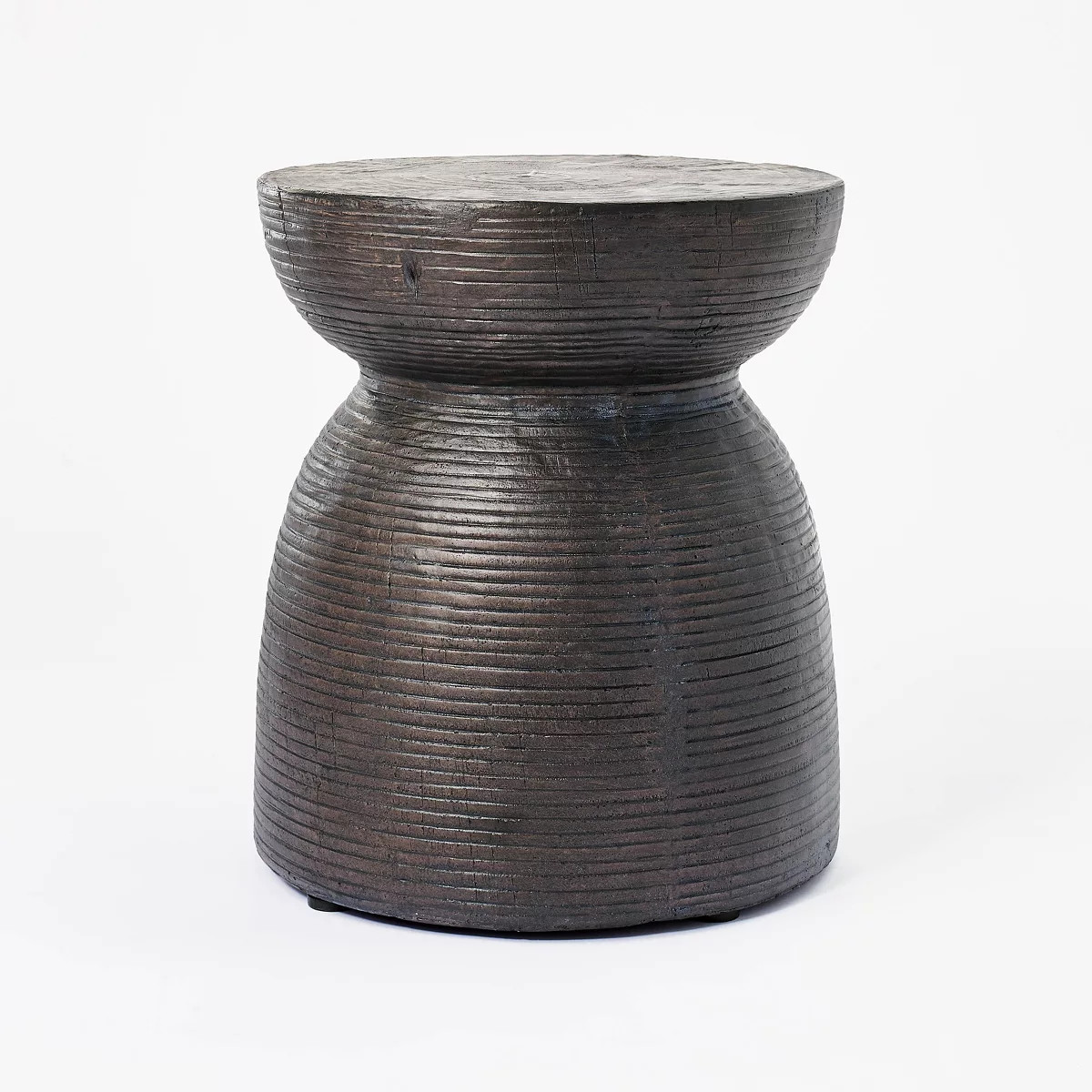 Grantsville Drum Accent Table Black - Threshold™ designed with Studio McGee: No Assembly, Paint... | Target