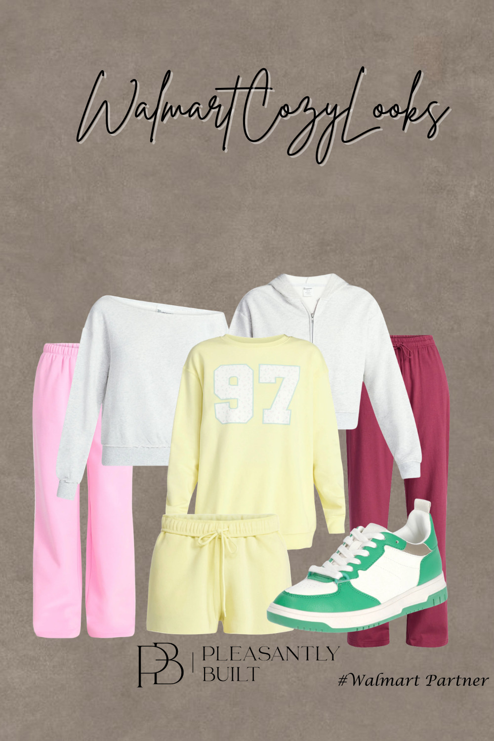 Stay cozy in style 💕 Flare pants, fleece pants, button-down shirts, ribbed tees, sweatshirts, graphic tees, foldover shorts, zip-up hoodies, and comfy boxer pants — all Walmart finds. Perfect for lounging, running errands, or weekend comfort looks!
#WomensCozyStyle #WalmartFinds #LoungewearForWomen #ComfyAndCute #WomensCasualWear #EverydayComfort #AffordableFashion #WomensWardrobe #HomeStyleInspo #WeekendComfort #CozyOutfits #CasualChicWomen #pleasantlybuilt 

 #LTKdayinmylife #LTKActive #LTKTravel