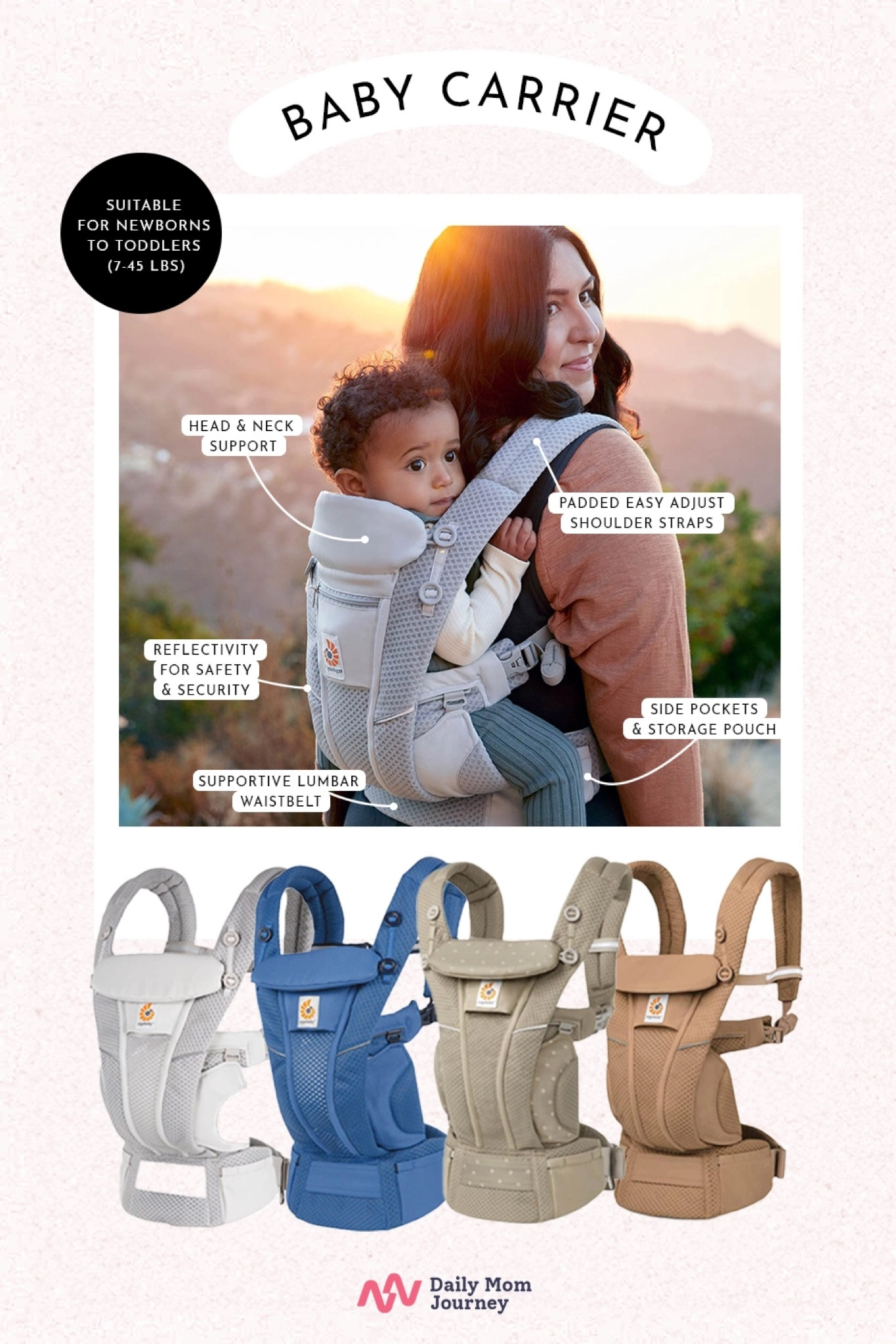 Mom Outfit Essential: The ErgoBaby Omni Breeze Baby Carrier pairs perfectly with any outfit, making babywearing fashionable.

#LTKKids #LTKFamily #LTKBaby