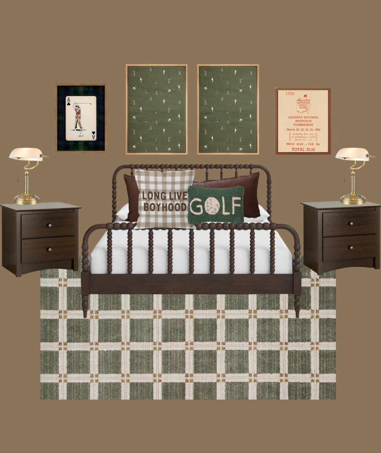 Golf inspired boys room 🏌🏽🤎

#LTKHome #LTKSaleAlert #LTKKids