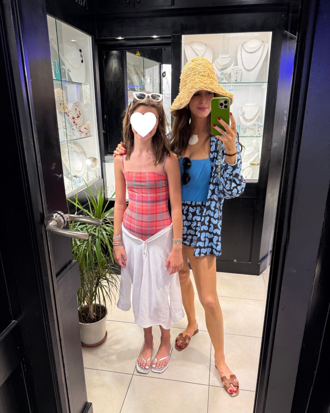 This color combination was made for days on the water. I love how easy this set is to pack—it goes from exploring town to the perfect swimsuit cover-up in seconds. I've linked every piece I'm wearing, including this textured hat with amazing sun coverage, my favorite Staud swimsuit (I now own it in four colorways!), plus similar pieces. 

 #LTKOver40 #LTKSwim #LTKTravel

#LTKTravel #LTKSwim #LTKKids