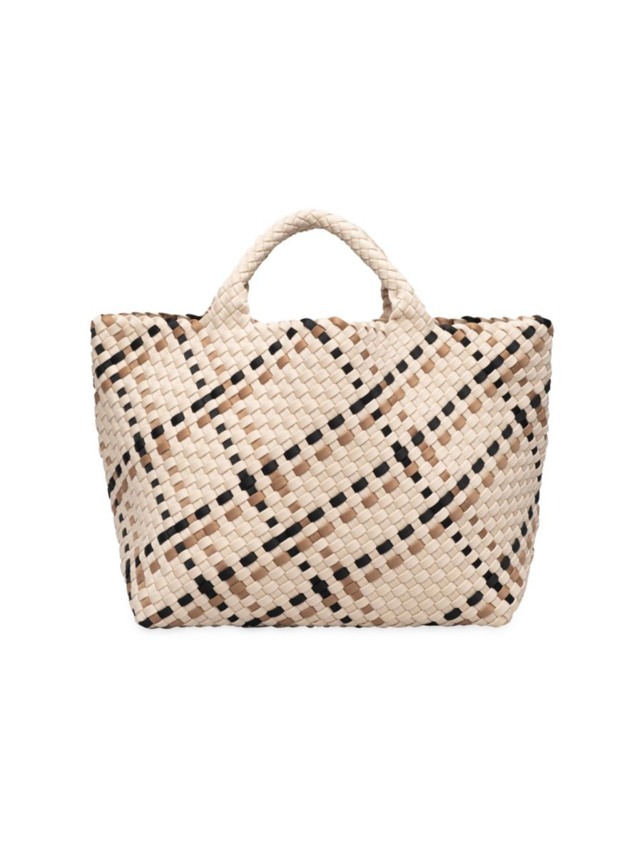 St. Barths Medium Plaid Tote | Saks Fifth Avenue