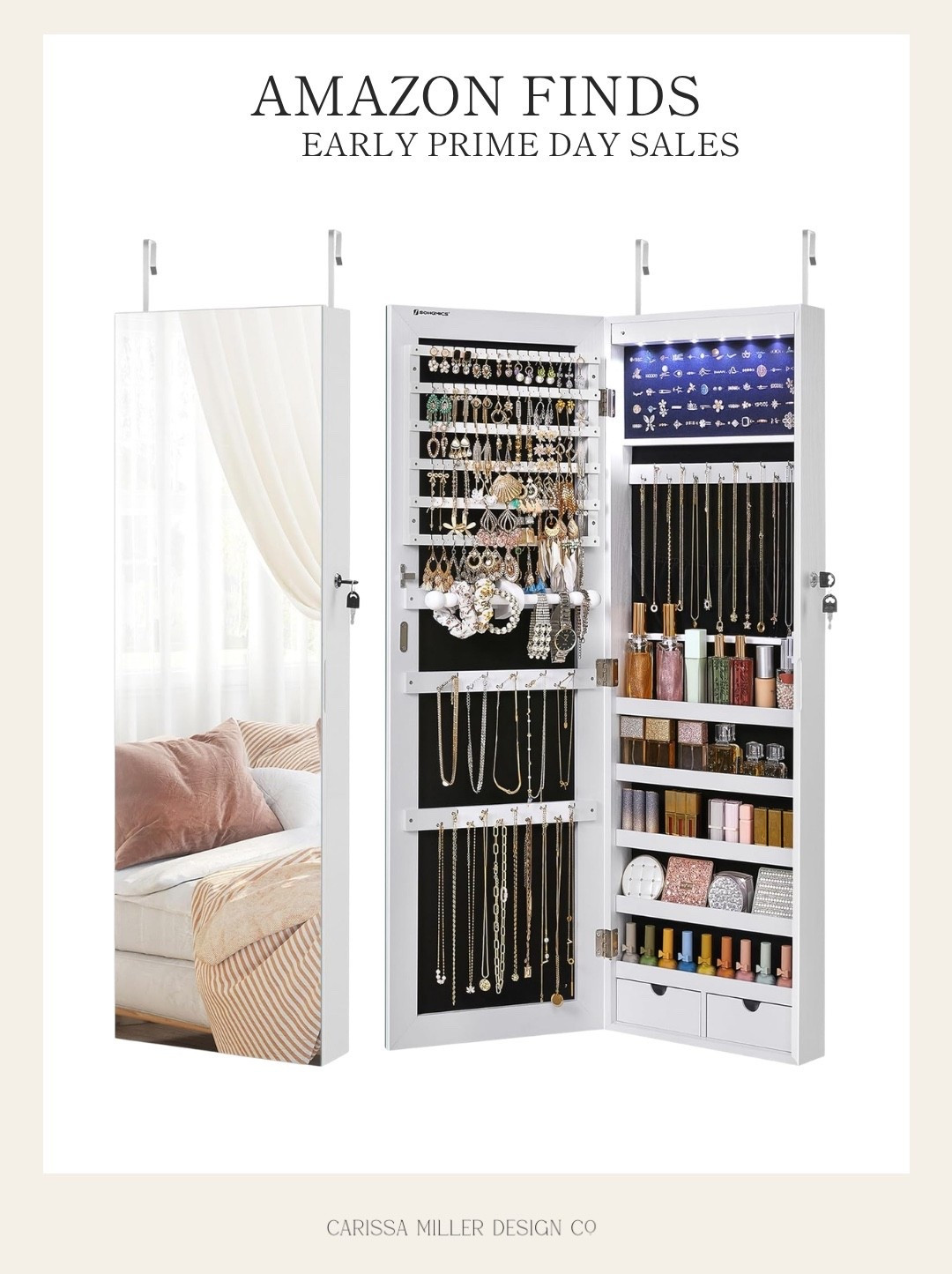 I have one of these jewelry organizers and love it!