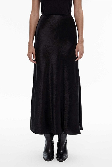 Bias Acetate Maxi Skirt | Witchery (AU)