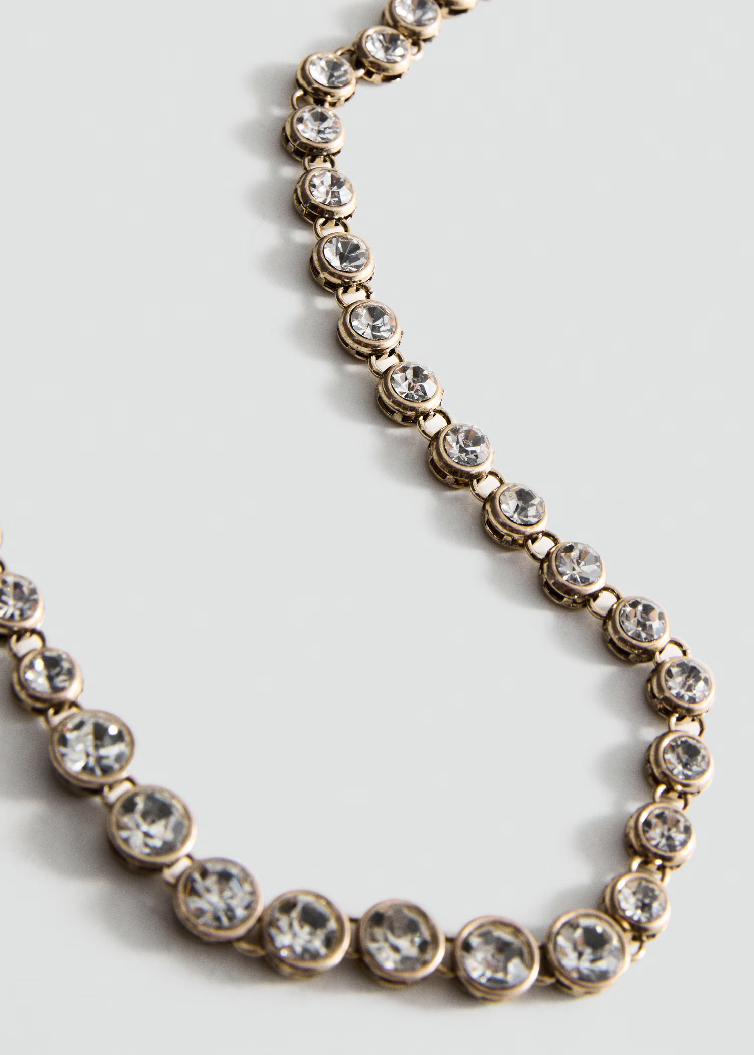 Crystal necklace | MANGO (UK)