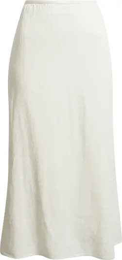 Nordstrom Linen Blend Midi Skirt | Nordstrom | Nordstrom