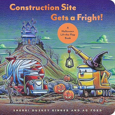 Construction Site Gets a Fright!: A Halloween Lift-the-Flap Book (Goodnight Construction Site) | Amazon (US)