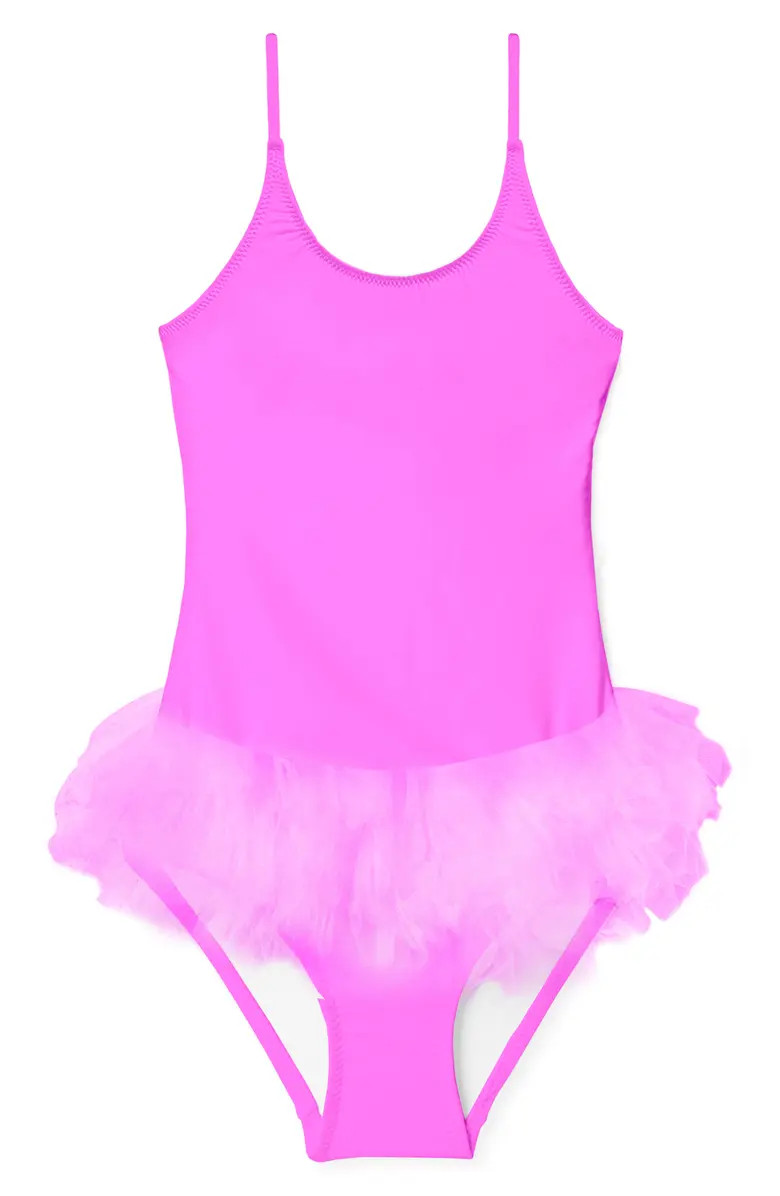 Kids' Tulle Tutu One-Piece Swimsuit | Nordstrom