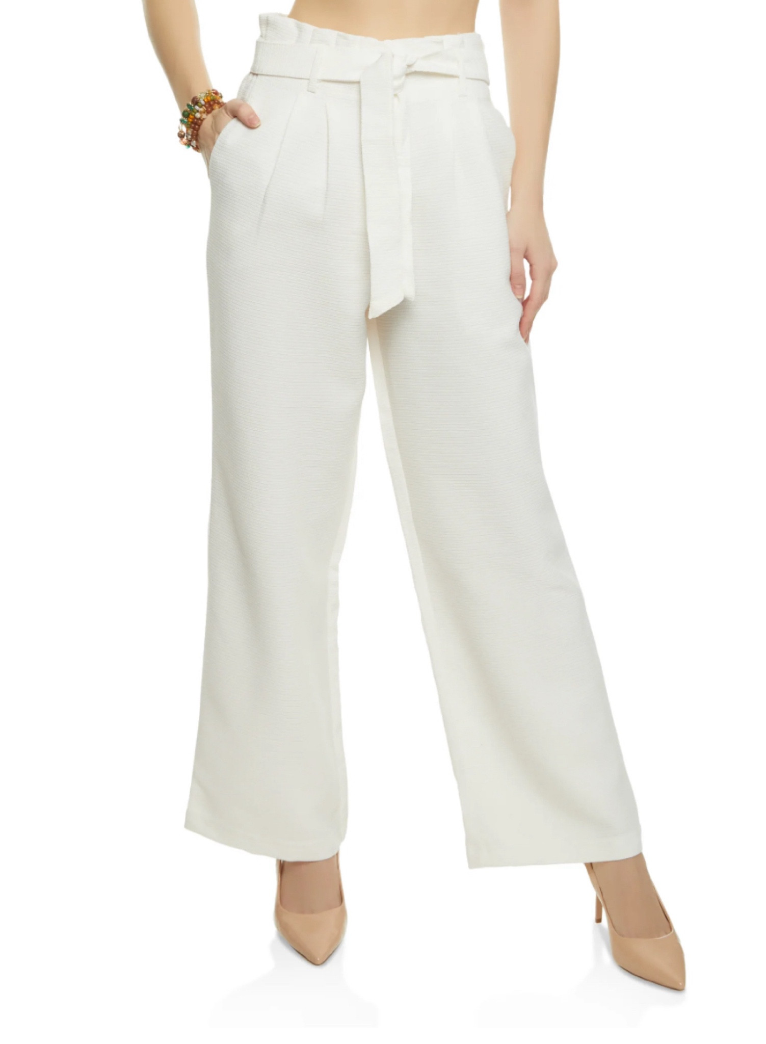 The trousers are absolutely amazing! So flattering, wonderful texture and perfect fit! Excellent to pair with any top from casual to dressy these trousers are a must have summer staple! 

#LTKMidsize #LTKFindsUnder50 #LTKFindsUnder100