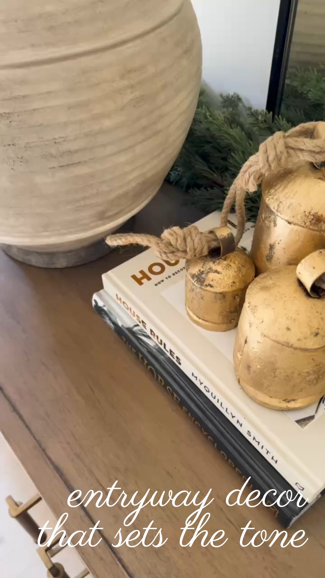 ✨ Want a home that feels intentionally designed — even in the smallest moments?
This Modern Classic entryway combines sculptural lighting, rich wood textures, an oversized arched mirror, greenery accents, cozy layered artwork, and timeless accessories. It’s simple, warm, and beautifully elevated without feeling overdone.

#porcheandco #entrywaystylingideas #modernclassicdecor #woodconsoleinspiration #archedmirrorlook #organicdecorstyling #neutralhomeinspo #cozyinteriorstyle #homeentrywayideas #warmminimalism

Do you want to bring our dreamy Modern Classic style interior design into your own home? 🏡 You’re in luck! Reserve our Online Interior Design packages today -> https://porcheandco.com/edesign ✨ We can’t wait to work with you & design your home with #porcheandco


#LTKSeasonal #LTKHoliday #LTKHome