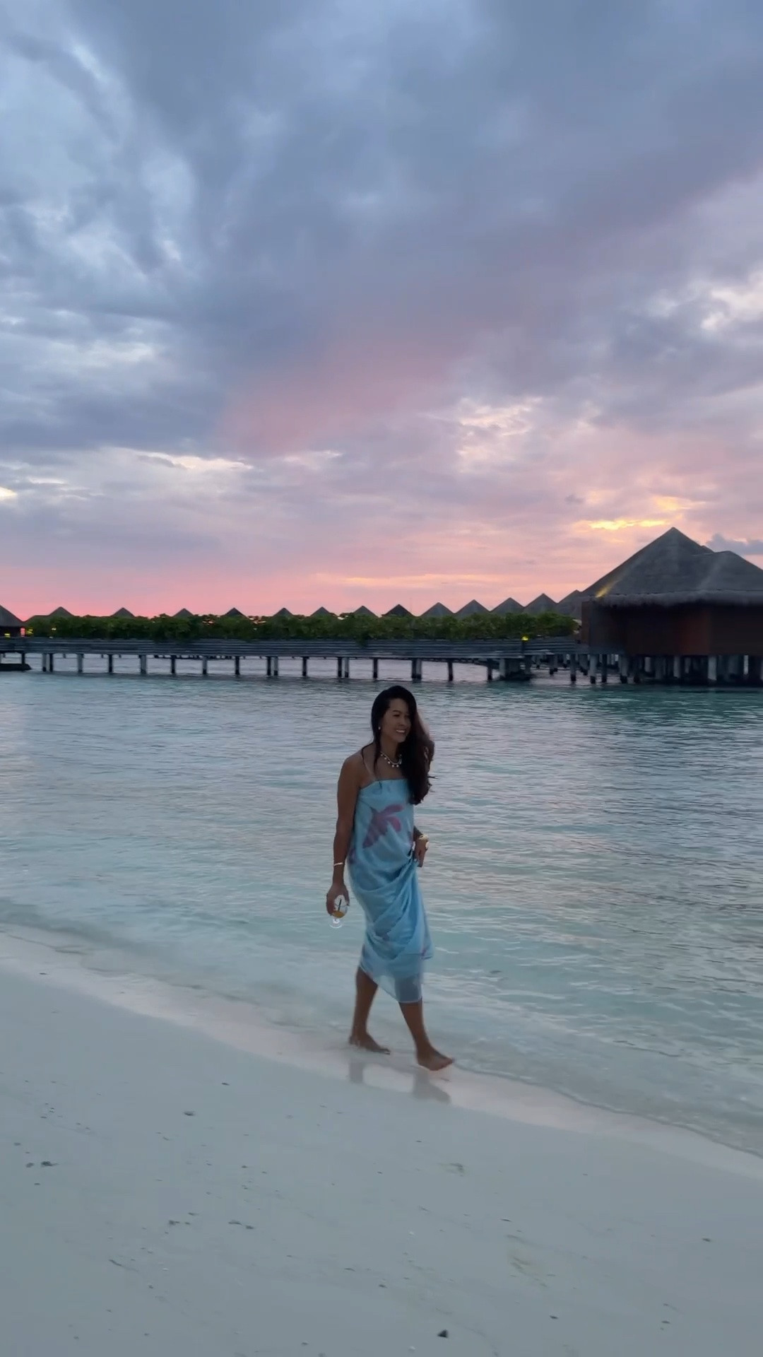 Real life mermaid! This dress was the perfect dress for a destination dinner under the stars!