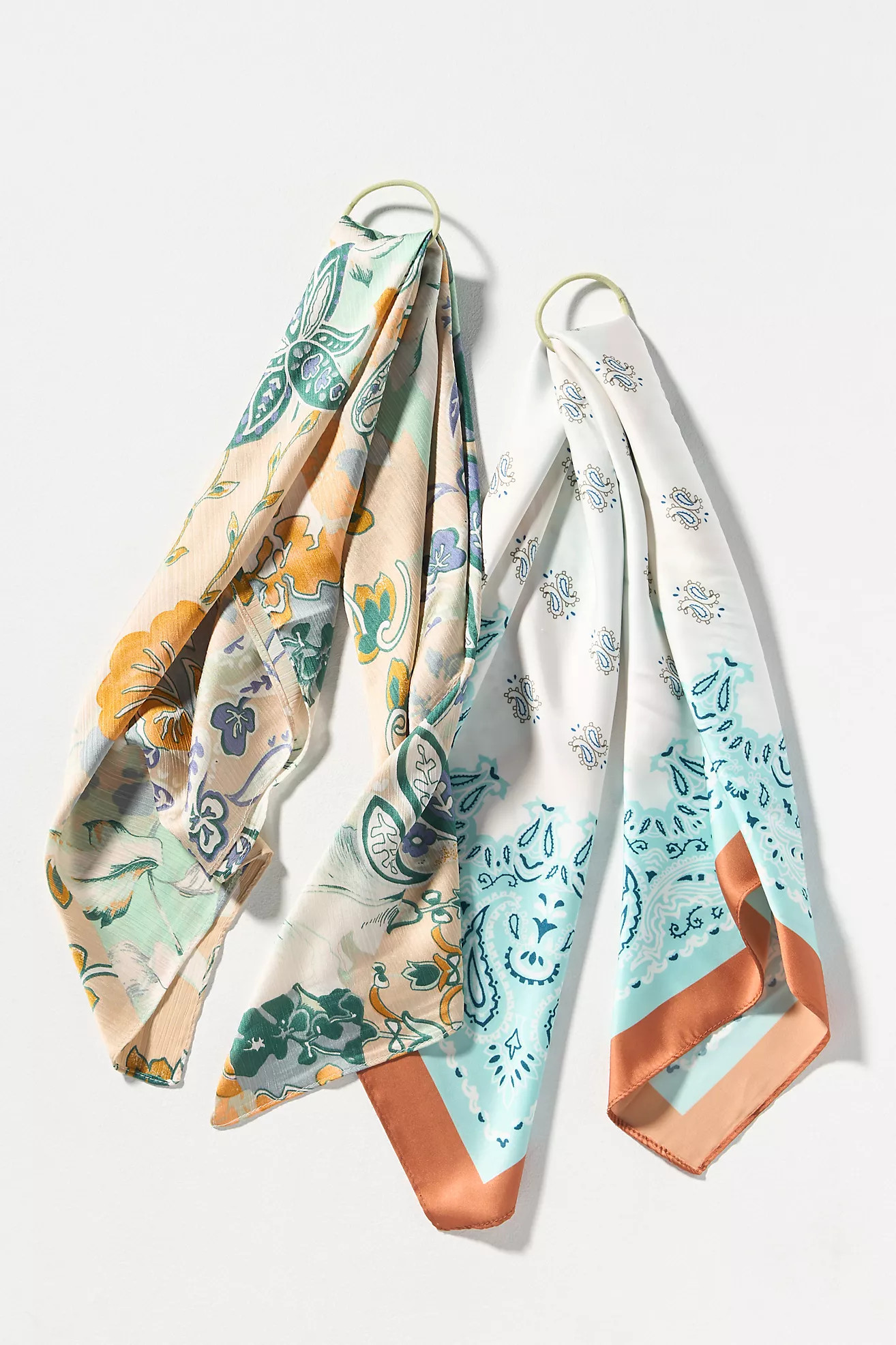 Patterned Hair Scarves, Set of 2 | Anthropologie (US)
