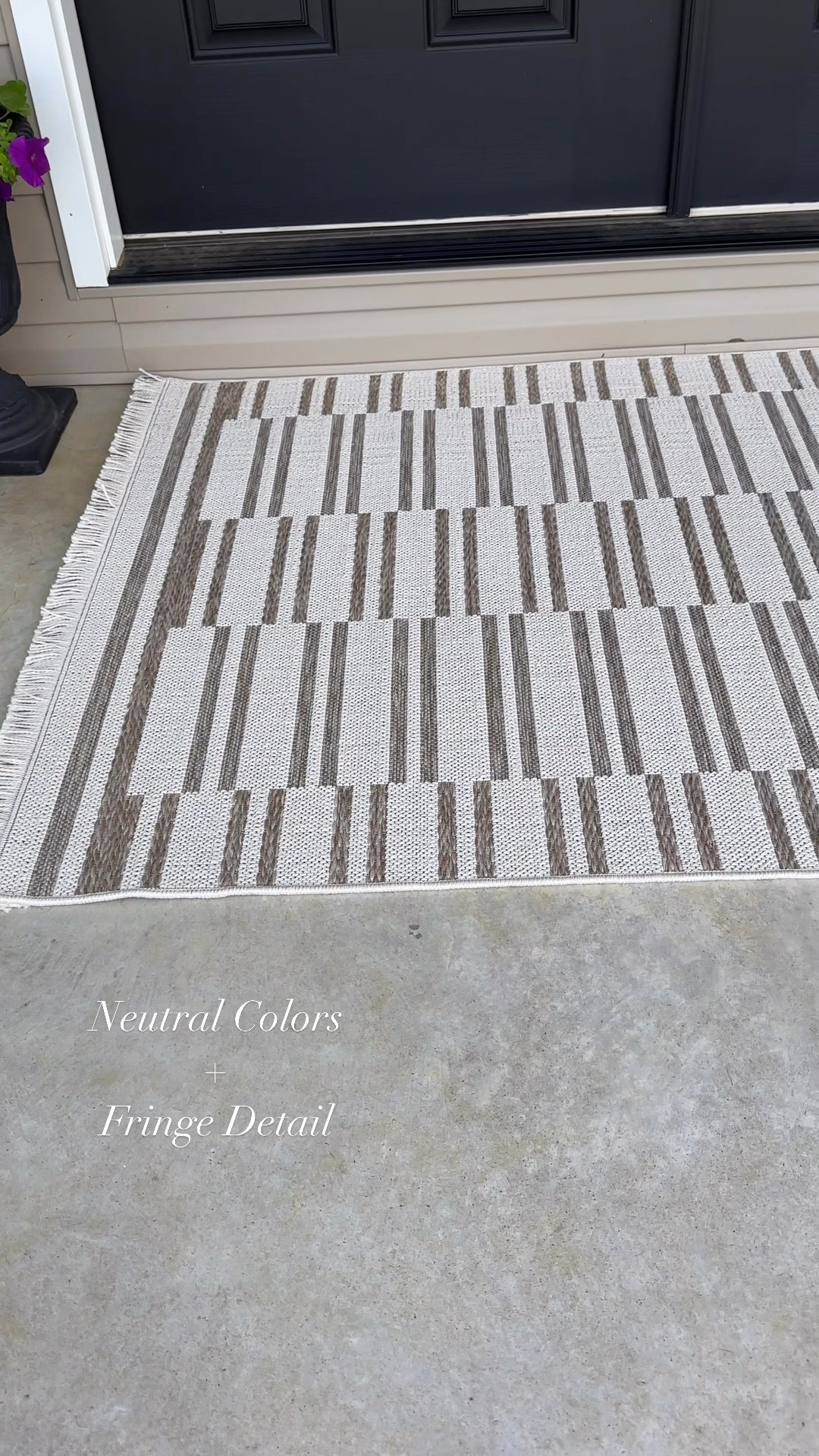 New Loloi Outdoor rug to freshen up the front porch! This is from the Malibu Collection with Amber Lewis! #loloioutdoor2024

#LTKHome #LTKVideo #LTKSeasonal