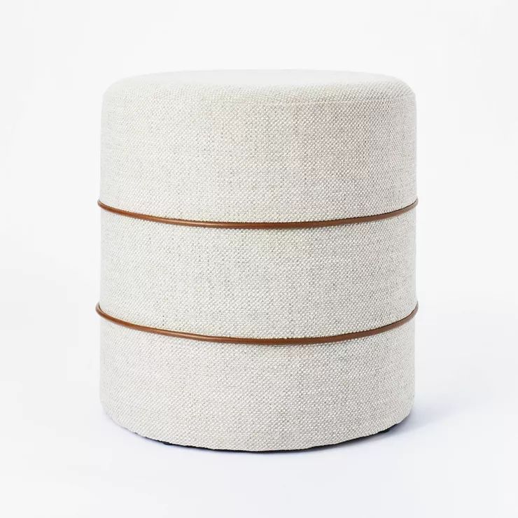 Catalina Mudcloth Round Ottoman - Threshold™ designed with Studio McGee | Target