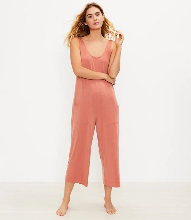 Luxe Knit Pocket Pajama Romper | LOFT