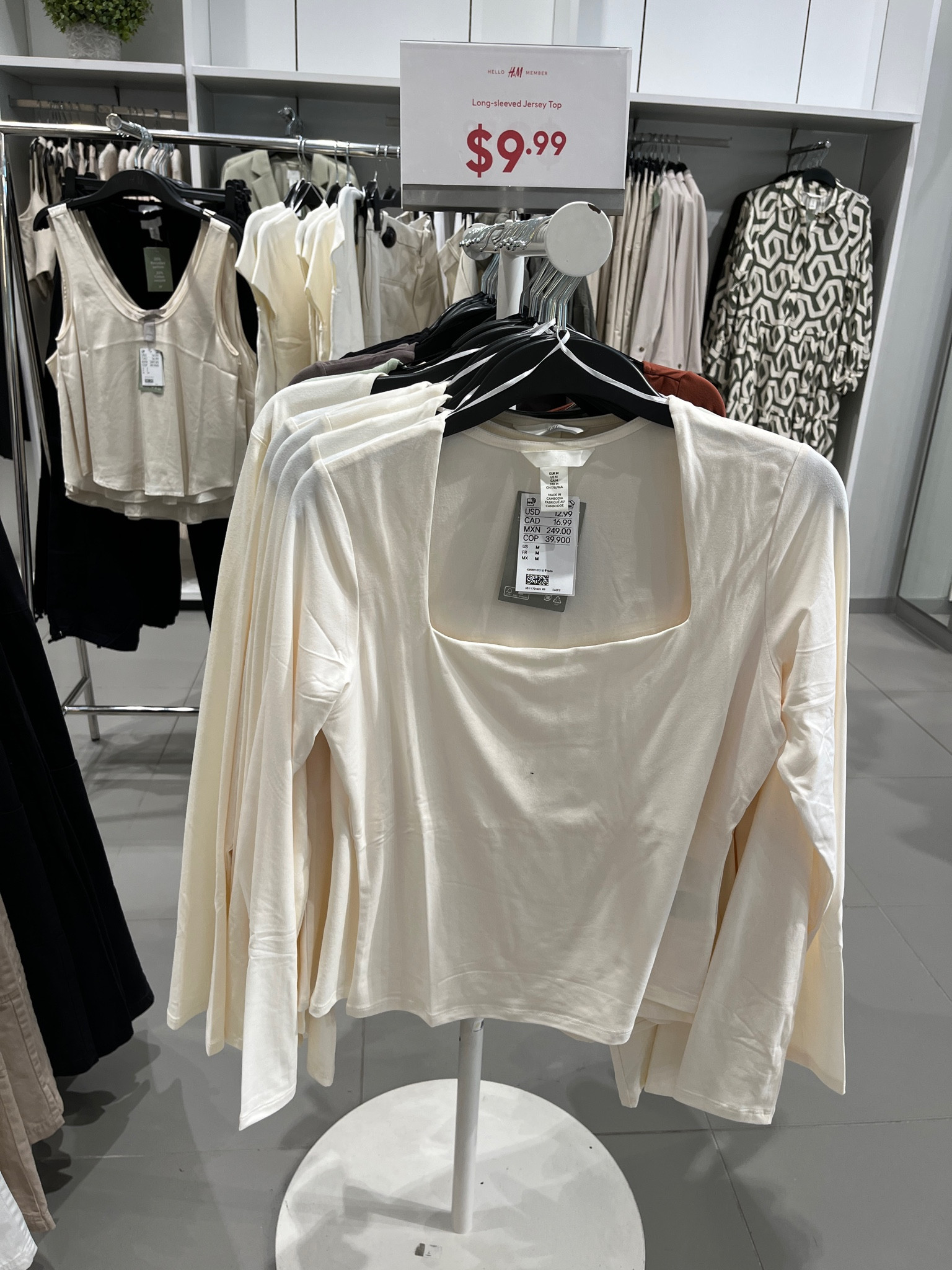 This H&M square neck top is a versatile piece to add to your Spring wardrobe!  

Spring top | H and M tops | jersey top | women’s basic tees | cream top

#LTKfindsunder50