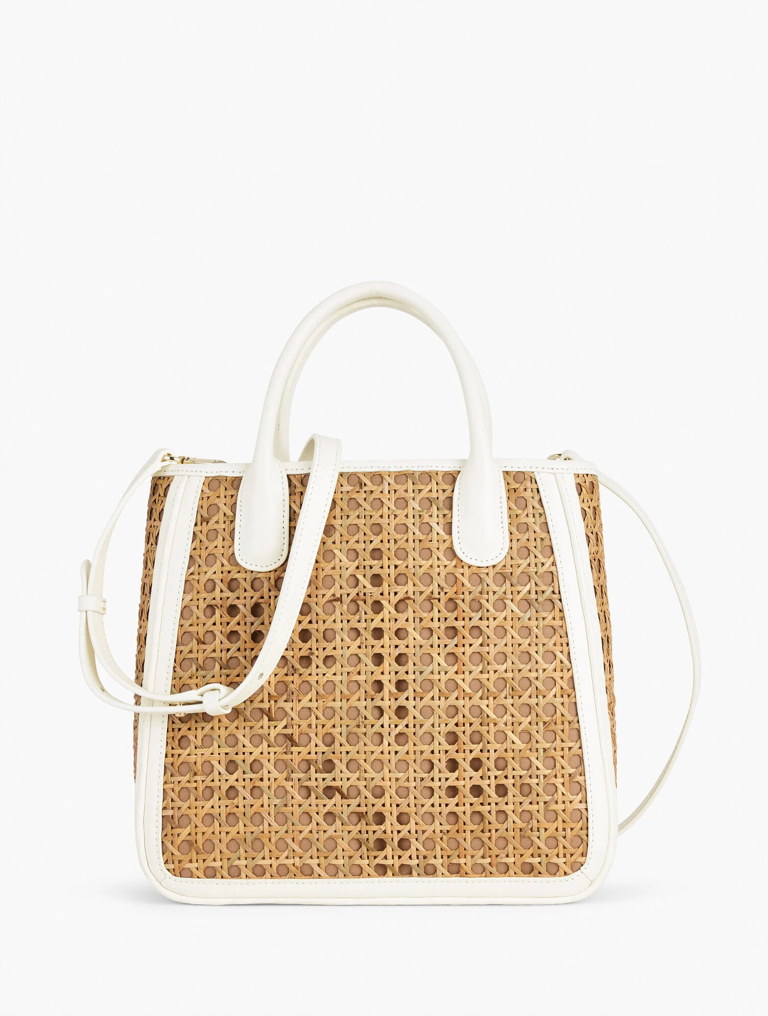 Rattan Medium Satchel | Talbots