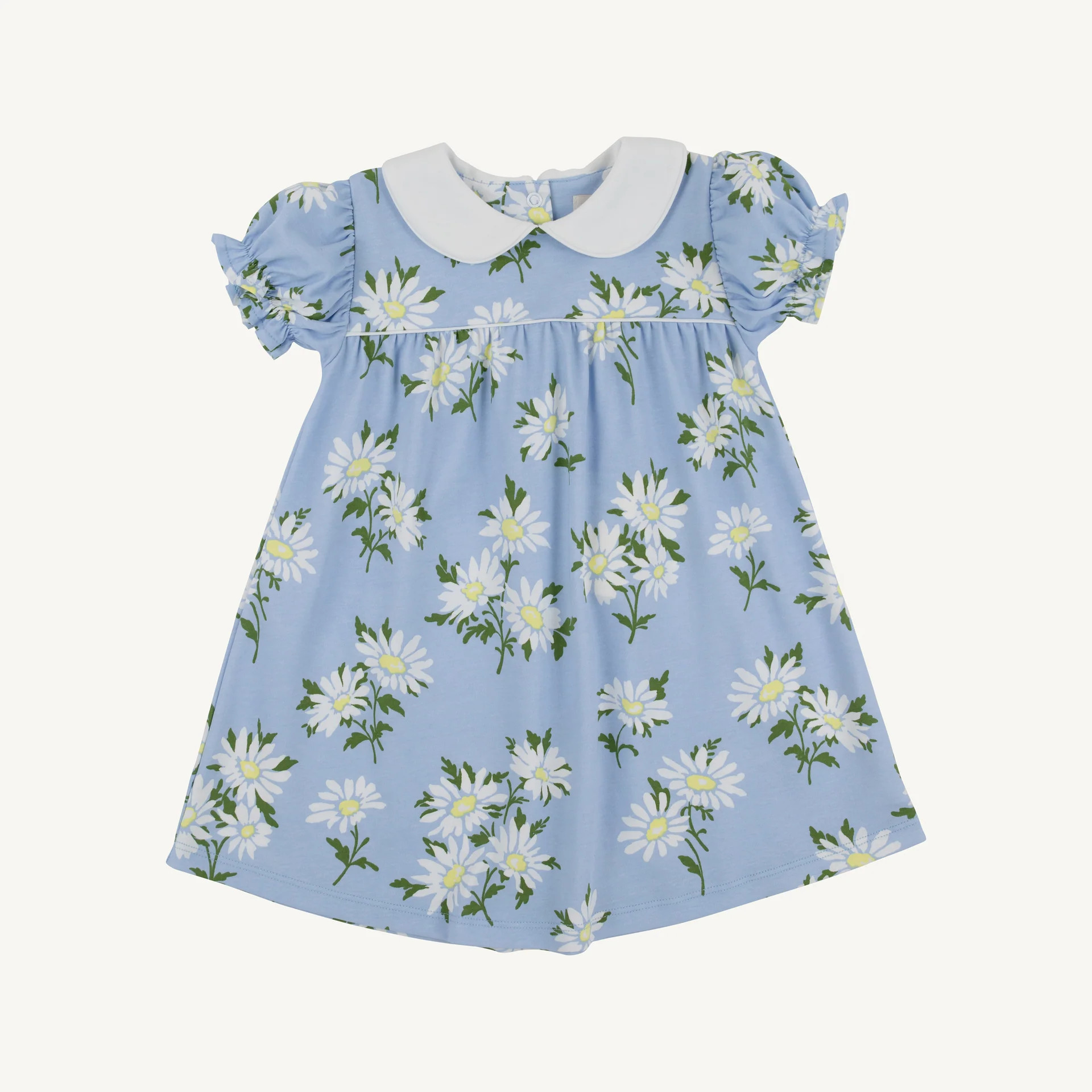 Holly Day Dress - Darien Daisy (Beale Street Blue) with Worth Avenue W | The Beaufort Bonnet Company