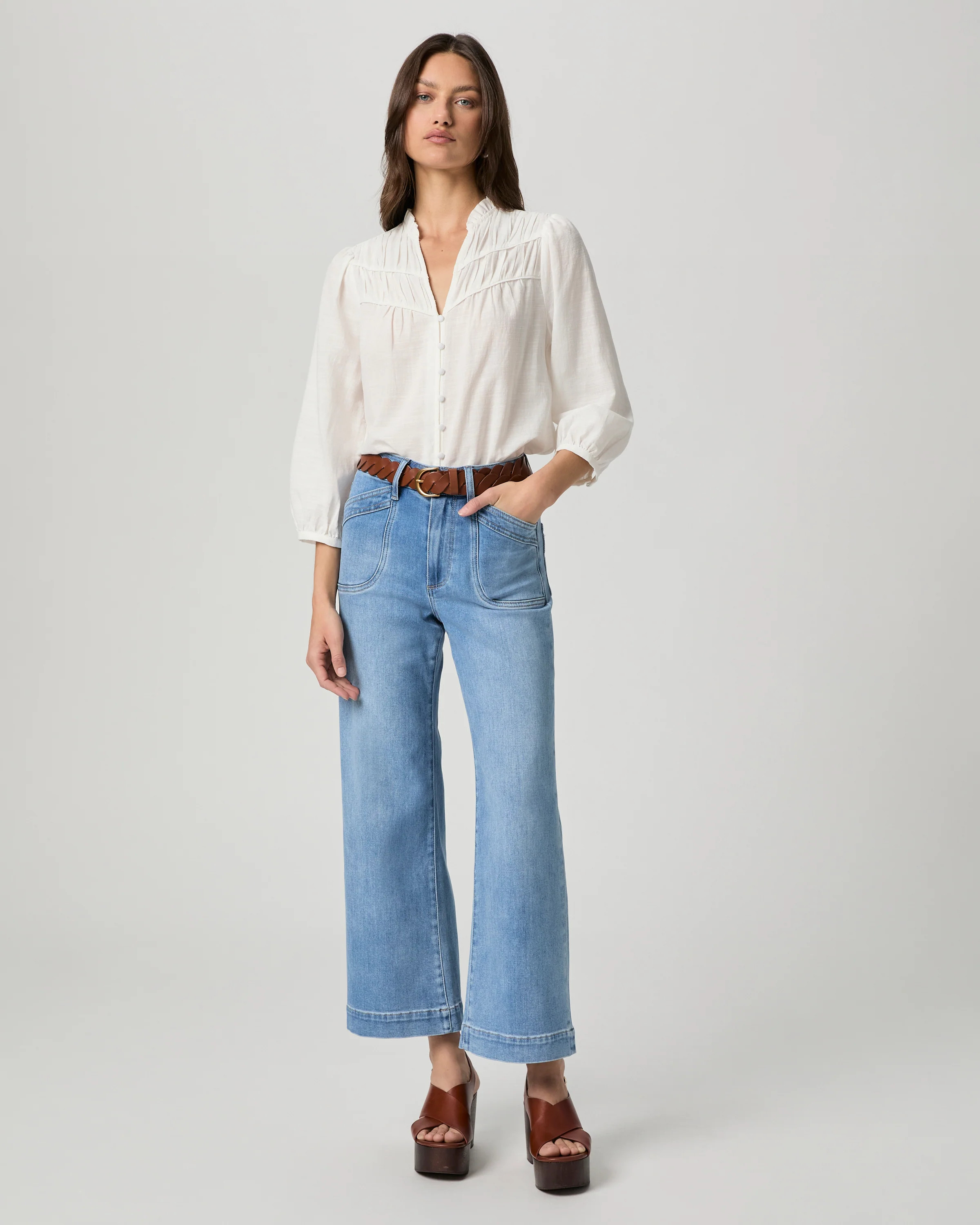 Anessa Wide Leg Jean | Paige