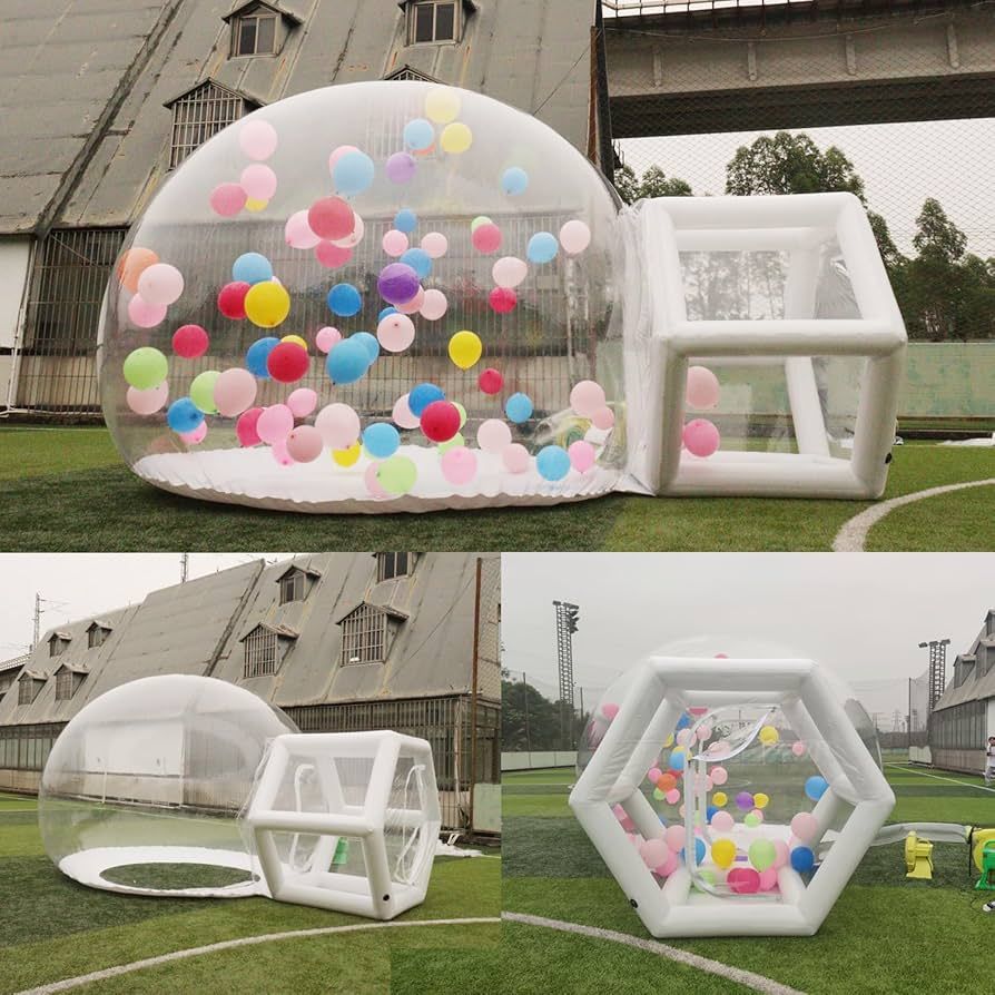 SAYOK 10FT Inflatable Bubble Balloon Dome Transparent Bubble Tent Inflatable Bubble House Dome fo... | Amazon (US)