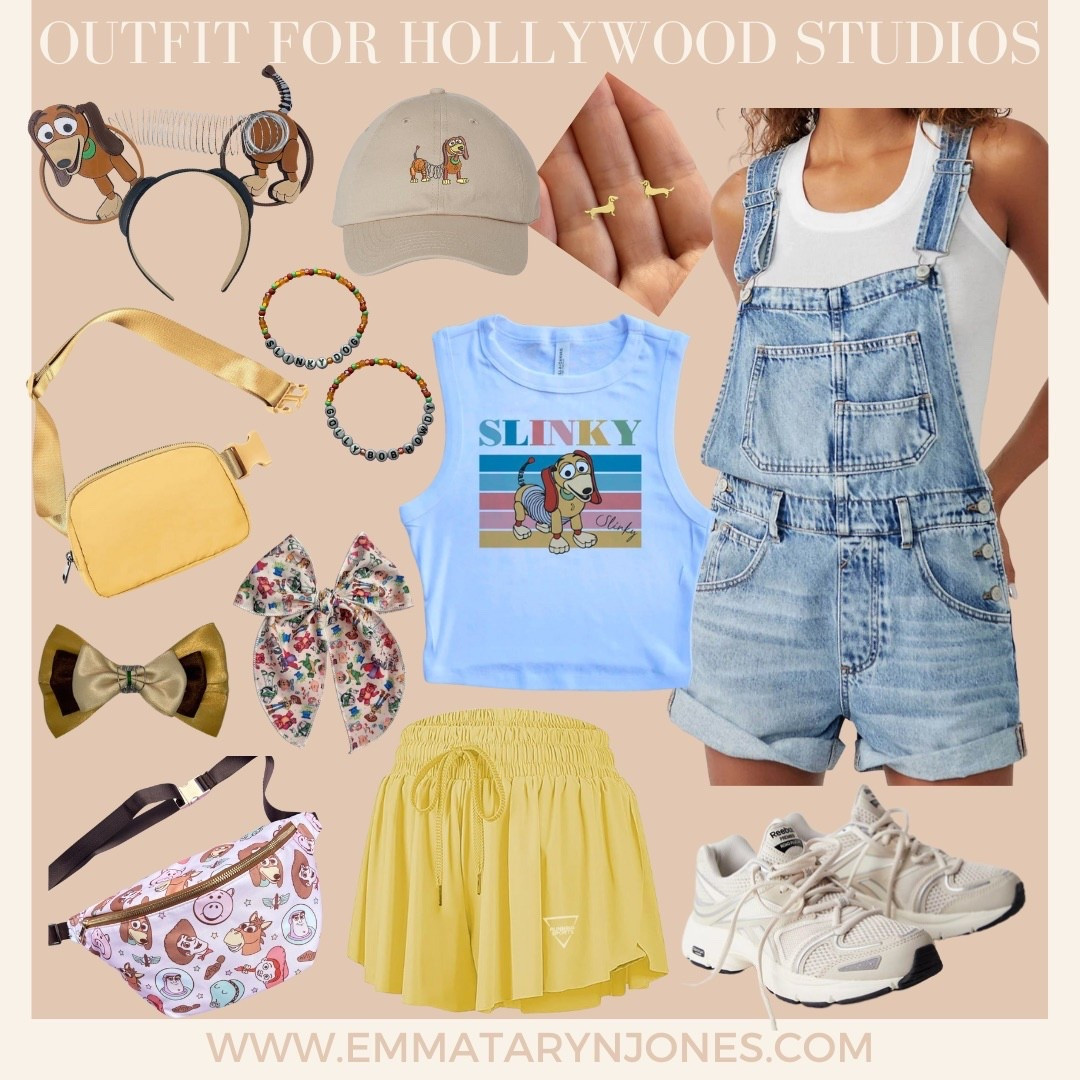 Outfit idea for a day at Hollywood studios / Toy Story land outfit idea / slinky dog dash / Disney style / Disney ootd 

#LTKMidsize #LTKTravel
