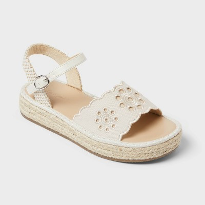 Kids' Vera Casual Sandals - Cat & Jack™ Cream 4 | Target