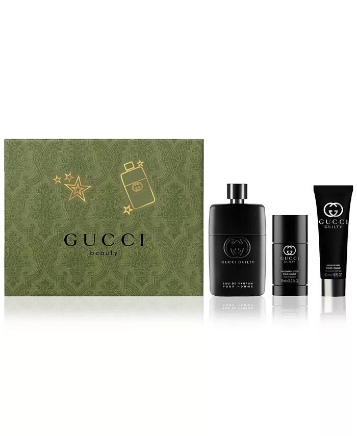 Men's 3-Pc. Guilty Pour Homme Eau de Parfum Gift Set | Macy's