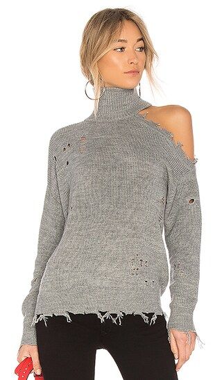 Lovers + Friends Arlington Sweater in Heather Grey | Revolve Clothing (Global)