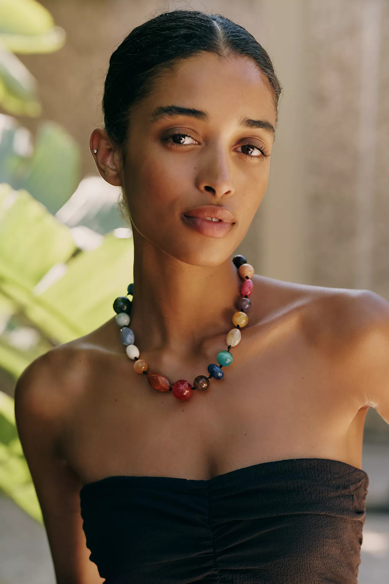 By Anthropologie Beaded Cord Necklace | Anthropologie (US)