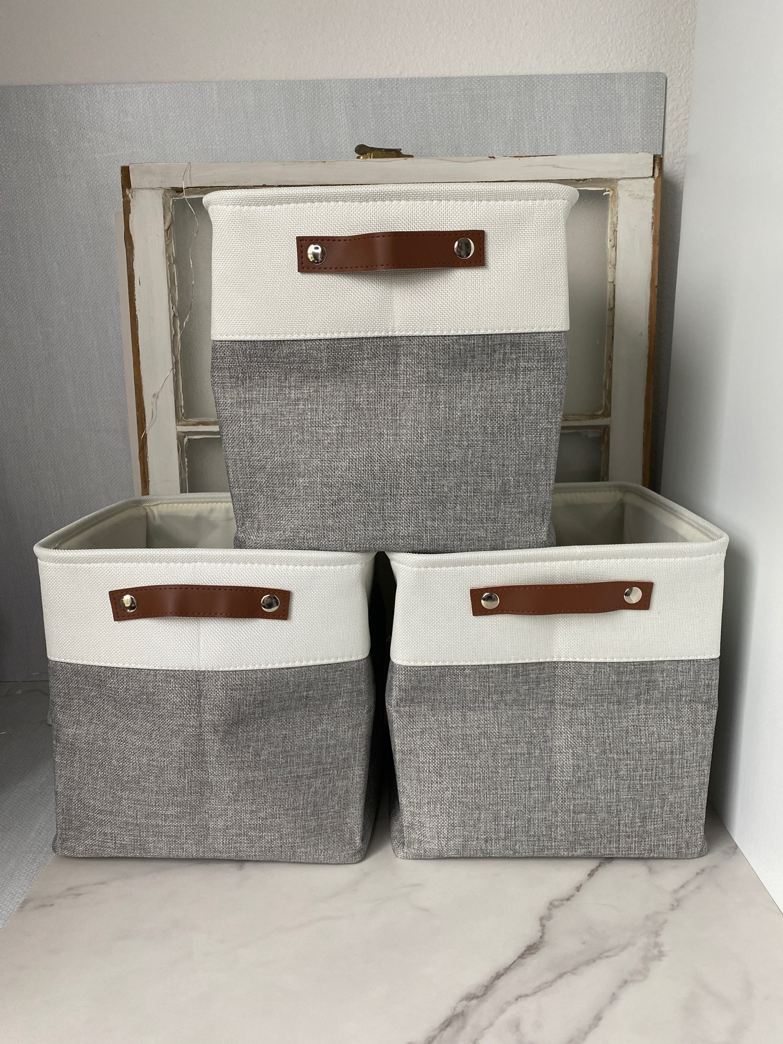 Sturdy storage containers for small craft supplies like ribbon, Styrofoam, objects, rope or any other little things you need to stash away out of view. Perfect for cube storage furniture they would also be great for small clothing, items like socks, etc.  You could also store your kids toys inside.
. 

#LTKKids #LTKHome #LTKFamily