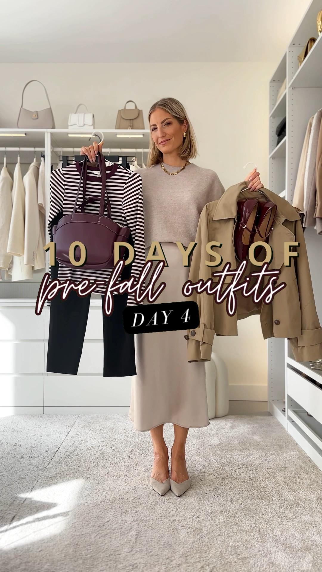 Day 4 💕 Bought this trench in spring and never had one second of regret I love this trenchcoat! I’m wearing size M but you can wear your normal size. Wearing the top and size XS and the trousers in size 34.

‼️Don’t forget to tap 🖤 to add this post to your favorites folder below and come back later to shop

Make sure to check out the size reviews/guides to pick the right size

fall outfits, autumn outfit, short trenchcoat, Mary Jane flats,, striped long sleeved shirt, , cigarette trousers, slacks, workwear, office outfit, outfits, transitional outfits,

#LTKSeasonal #LTKStyleTip #LTKWorkwear