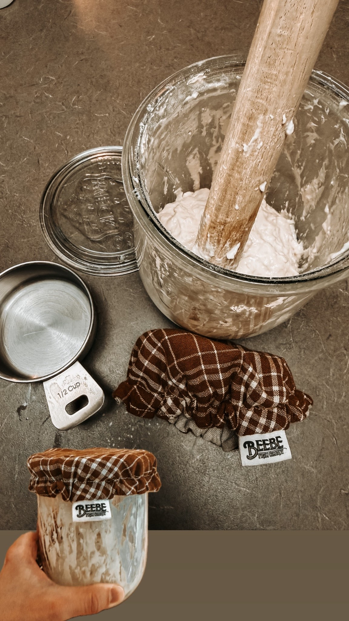 3rd times the charm, day two feeding. 
 My sourdough essentials. 

#LTKfoodie #LTKHome #LTKdayinmylife