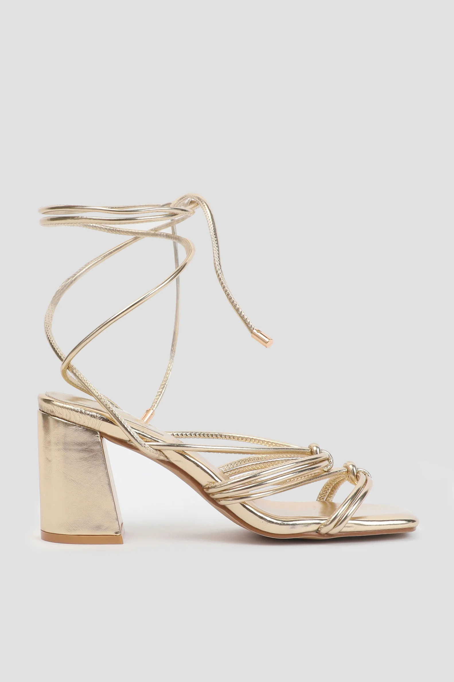 Lace Up Heeled Sandals | Ardene