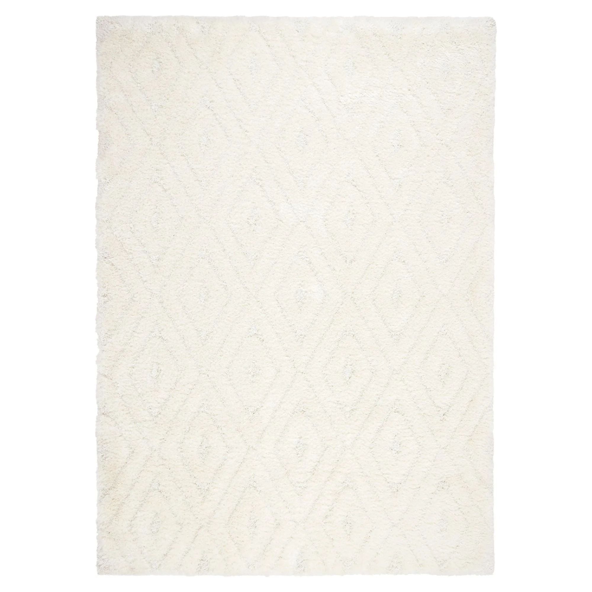 Wanda June Home Shag Area Rug, Ivory, 5'2"x7'2" by Miranda Lambert | Walmart (US)