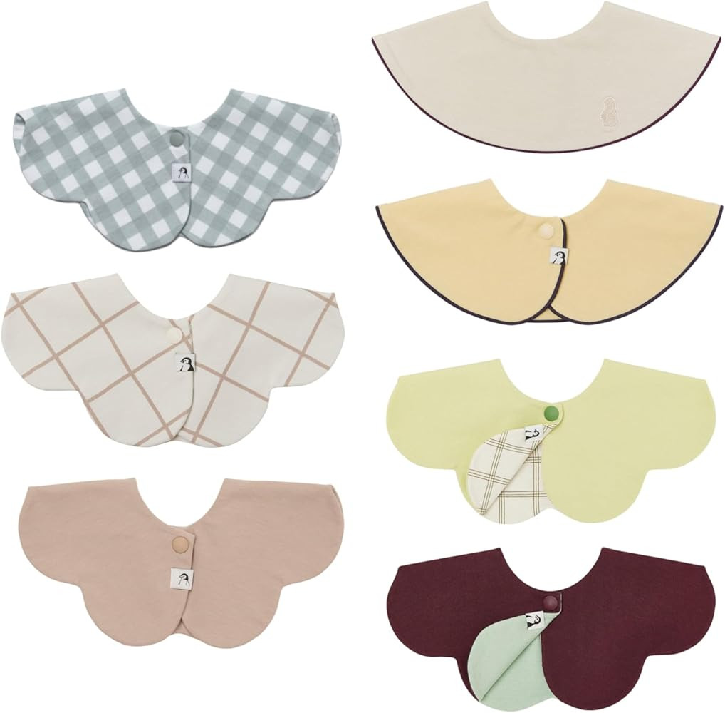 Konny Baby Bibs Set, 360 ​​° Rotate, Soft and Absorbent Bandana Drooling for Boys Girls baby... | Amazon (US)