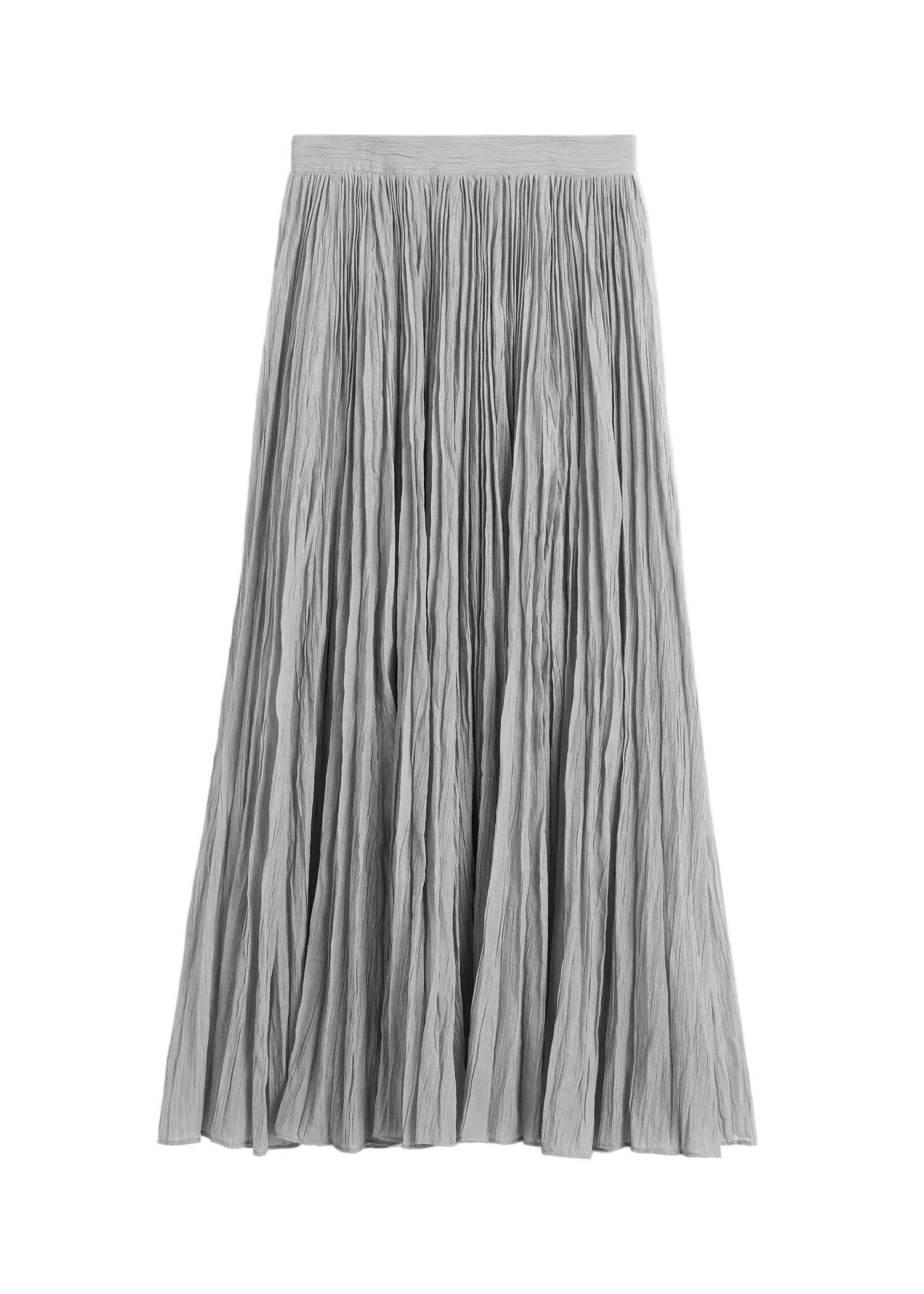243WRB0197 Crinkled plisse skirt | Gito