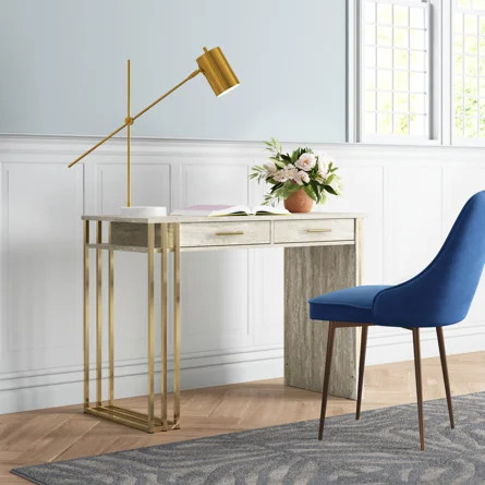Everly Quinn Kyneton Desk with Built in Outlets | Wayfair | Wayfair North America