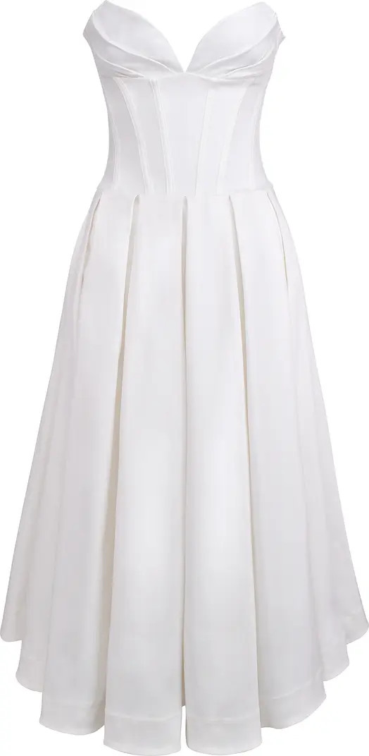 Lady Strapless Midi Dress | Nordstrom