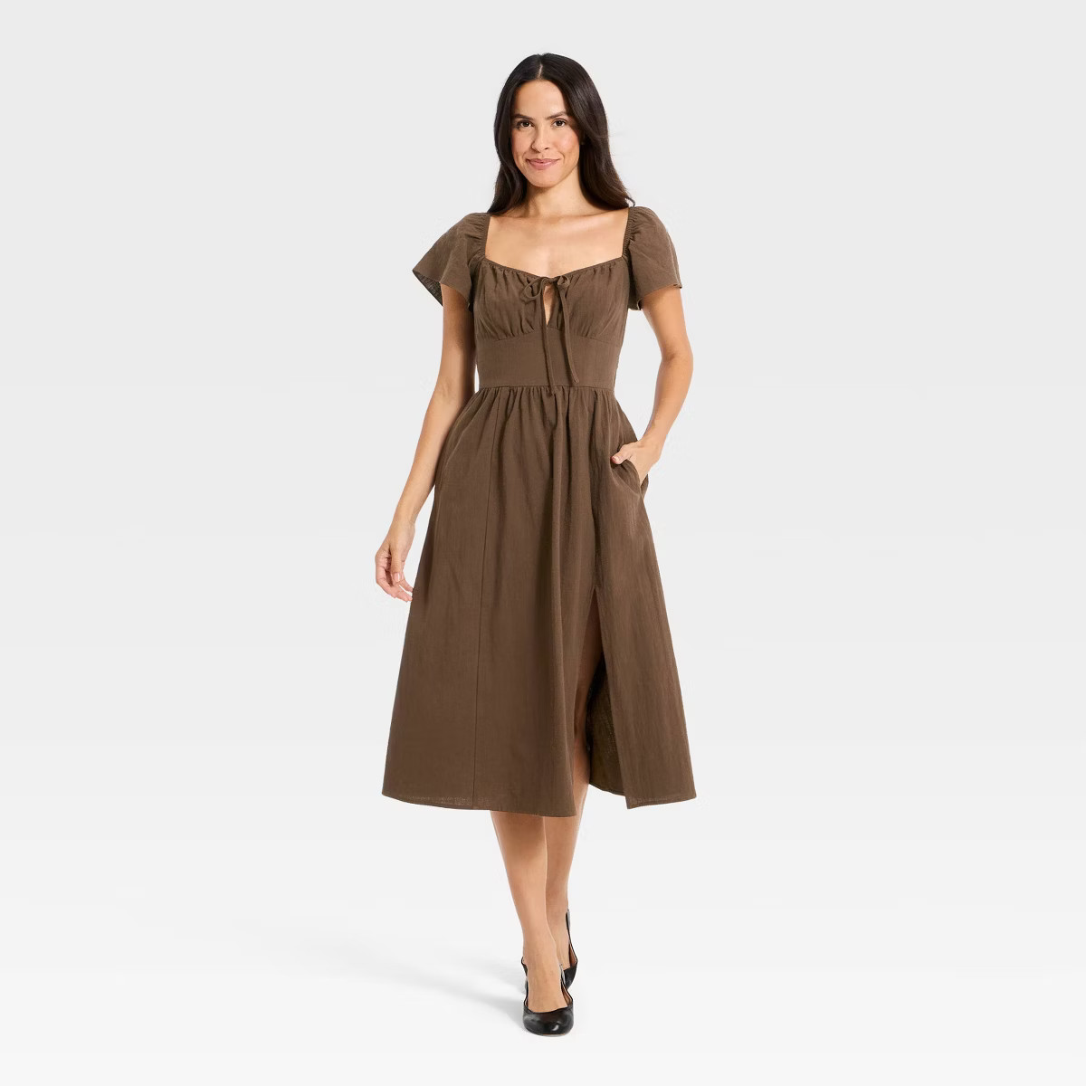 Women's Pullover Midi A-Line Dress - Universal Thread™ | Target