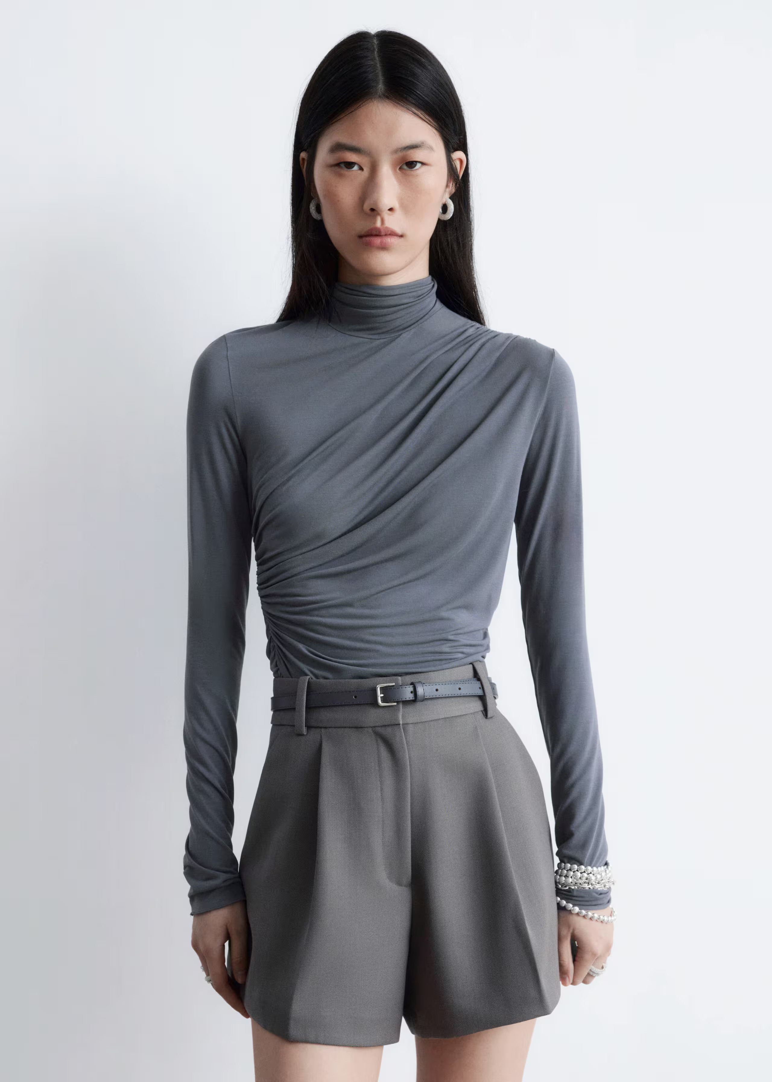 Draped Turtleneck Top | & Other Stories UK