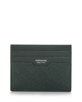 FERRAGAMO Gancini Embossed Leather Card Case   | Bloomingdale's Men | Bloomingdale's (US)